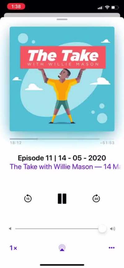 Willie Mason saying it like it is