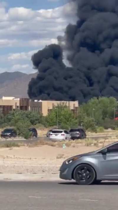 Close up video of the fire