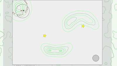 I made a mini golf game where you draw topography to collect the stars and get the ball in the hole