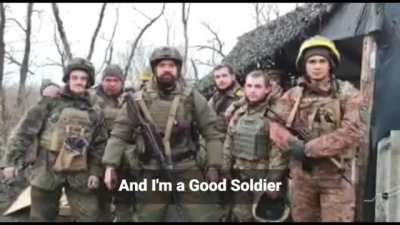 Ukrainian soldiers powerful message to Russia.