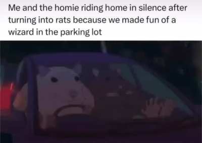 It was only a joke...
