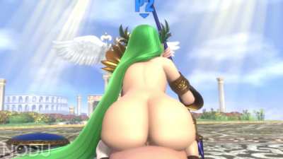 Palutena Reverse Cowgirl (nodu) [Super Smash Bros. Ultimate]