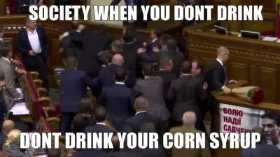 STFU U.N I WILL NOT DRINK THE ATNICRIST CORN SYRUM🤬🤬🤬😡😡