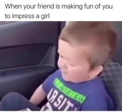 Dangerous kid...