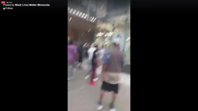 Looting started again in Minneapolis an hour after people heard there was another police shooting