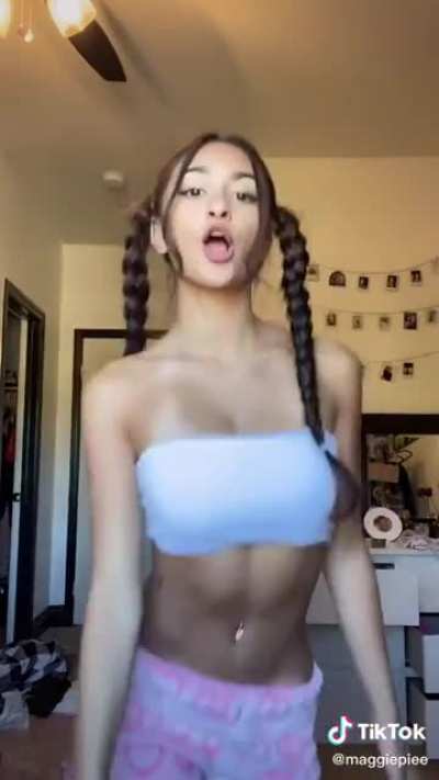 Showing off her bod