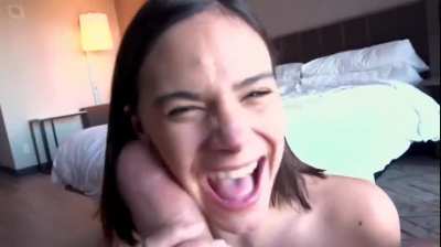 You can see the exact moment she goes cock drunk and her brain shuts off