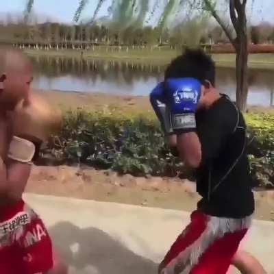 They stand in the pocket and trade blows. Who won the round?
