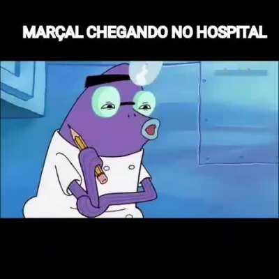 Mar&ccedil;al chegando no hospital