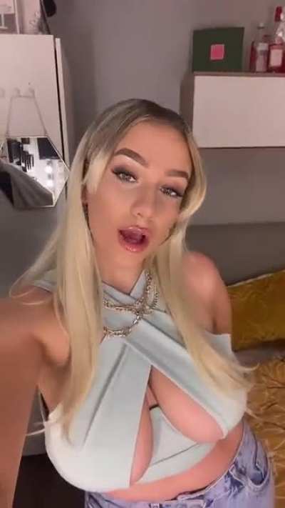 Busty blonde 2