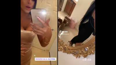 TikToker before and after bimbofication