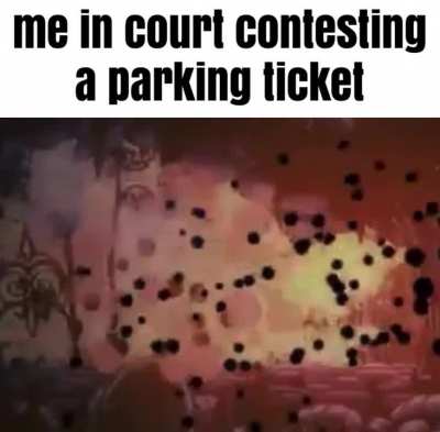 I may or may not have eaten the officer who gave the ticket