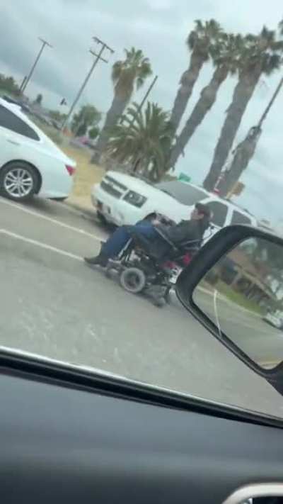 Doesn't even use his blinker