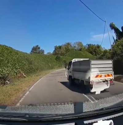 Cutting a curve with zero visibility.