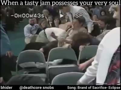 When you're possessed by the holy spirit