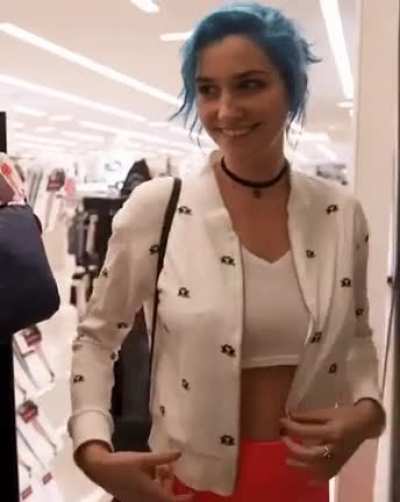 Blue hair girl