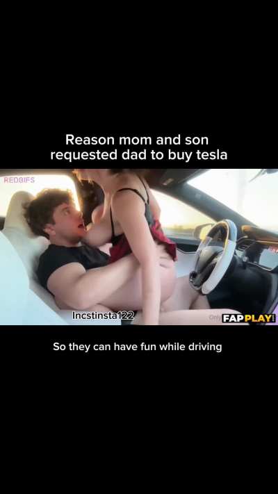 Dad always wondered why we bought tesla? 😈