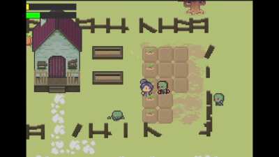 I'm so nervous, releasing my demo soon! Zombie survival farming 😈 Would you play?