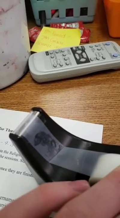 Got this new tape dispenser at work.