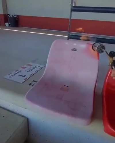 You'll melt it wai... Oooh