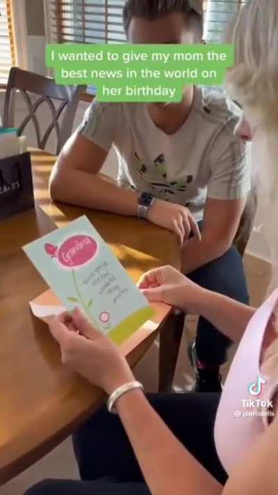 You're gonna be a grandma