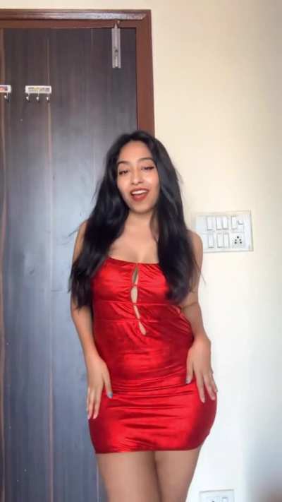 Red Tight Dress GRWM