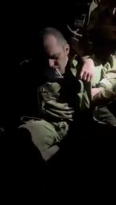 More footage of captured Russian soldier suspected of being a Major. Ukrainian forces treating him well.
