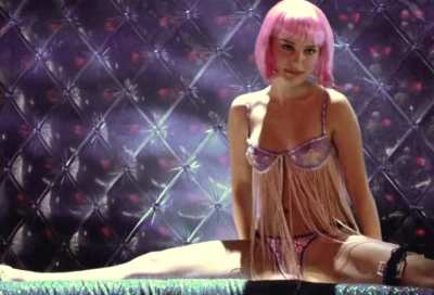 "Happy birthday son, why don't you come over and unwrap your present" Mommy Natalie Portman