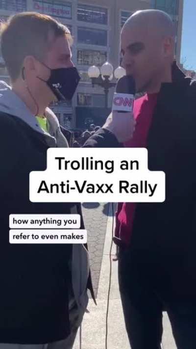 Antivaxxer does amazing self-own