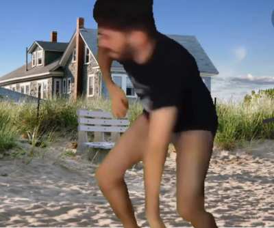 PISITO EN LA PLAYA