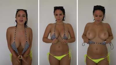 Bryci and her big cans