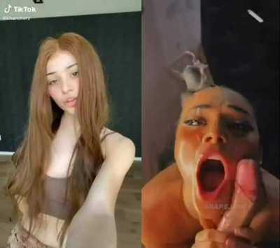 From Tiktok To Sucking Cock 😮