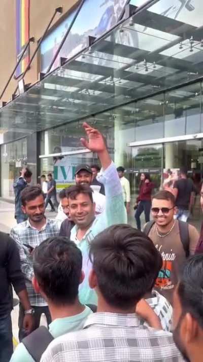 Indian CHAD with his fan following ð¿ð¿