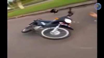 Doing wheelie together