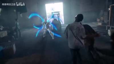 Geats IX fight scene from chinese game "LifeAfter" collaboration with Kamen Rider