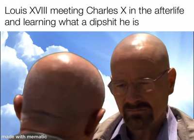Tfw your family finally gets restored to the throne of France and your bro ruins it in 6 years