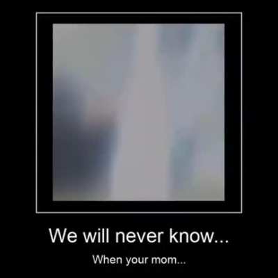 We will never know...
