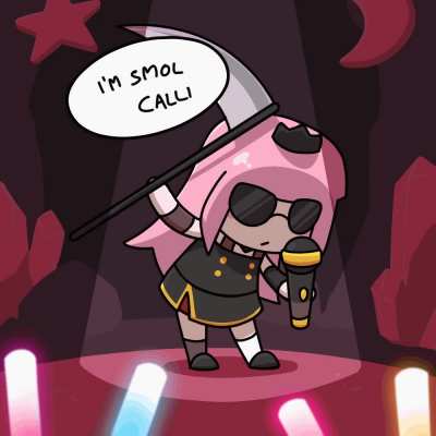 I enjoyed Smol Calli's show so much! So I did this short animation 💀🎶