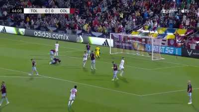Gol de bicicleta de Pedro Raul: Toluca FC [1] x 0 Colorado Rapids 44&rsquo;