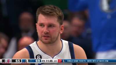 [Highlight] Luka’s sheer disgust at the ref who gave him a tech