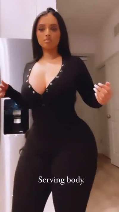 Serving body