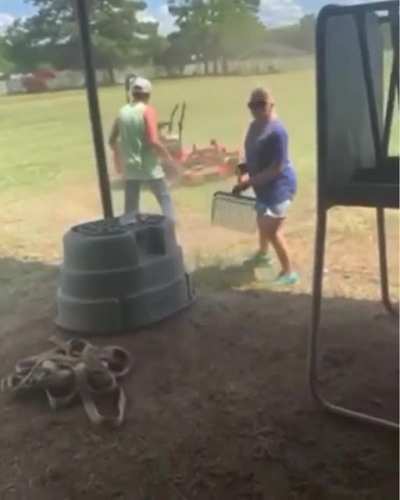 Runaway Mower