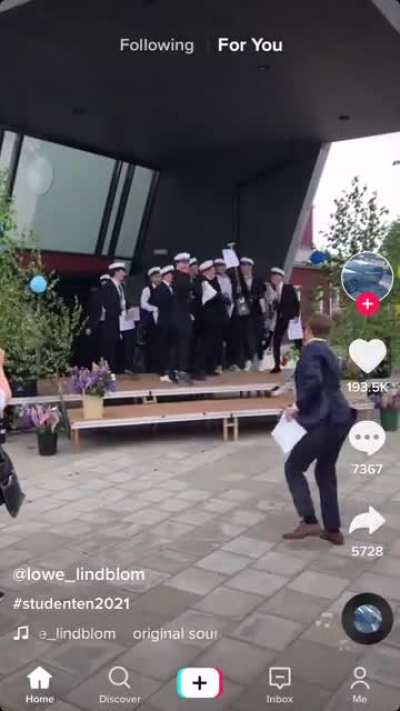 HMFT after I jump off the stage (taken from a TikTok) audible crunch