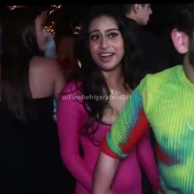 Nysa Devgan Pink Dress
