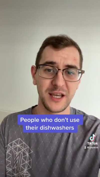 Why don&rsquo;t you use your dish washer?