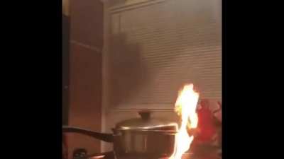 Baal trying to cook
