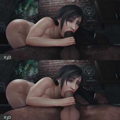 Tifa Recieving All Cock/The Best Of Both Worlds From BBC &amp;amp; BWC. [X3D] (Splitscreen)