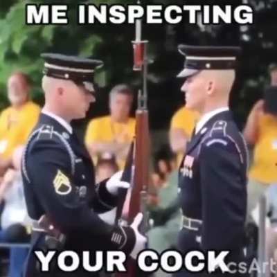 who&rsquo;s ready for their daily cock inspection
