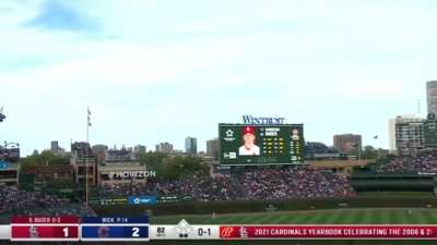 [Highlight] Harrison Bader hits a game tying solo shot in the eighth.