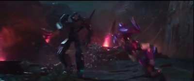 That one part from the tf one trailer but with the funny